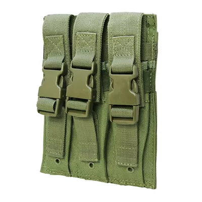 Tactical Molle Pals Triple MP5 Mag Pouch MA37 • $22.99