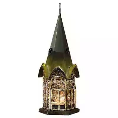 Pickford House Candle Lantern-Architectural Metal And Glass Rustic Candle Holder • $44.99