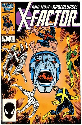 X-Factor (1986) #6 FN+ 6.5 First Full Appearance Of Apocalypse • $34.95