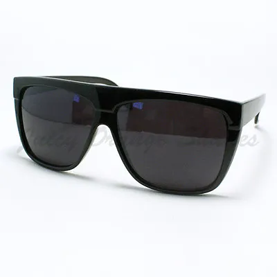 Mens Sunglasses Unique 80's Oversized Flat Top Square Fashion Frame • $11.95