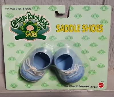 Cabbage Patch Saddle Shoes 1996 Mattel New In Package Blue CPK • $18