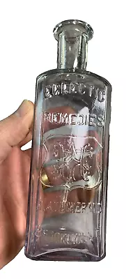 Antique Eclectic Remedies H. A. Tucker MD Brooklyn New York NY Medicine Bottle ! • $139.35