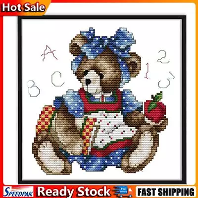 YEAA Cross Stitch Set 14 Carat Printed Printed Canvas Hot • £4.61