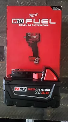 Milwaukee M18 18V Fuel 3/8  Compact Impact Wrench W/ Friction Ring & 3.0ah Btry • $209