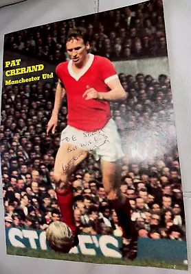 Pat Crerand Signed Magazine Photo Autograph Manchester United Man Utd • £4.99