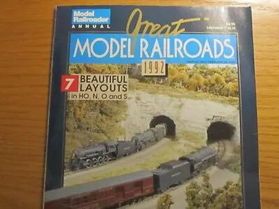 1992 Annual Edition Of  Great Model Railroads  By Model Railroader • $5