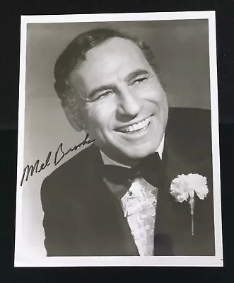 Mel Brooks Signed 8x10 Black & White Photo JSA Space Balls Blazing Saddles B247 • $99