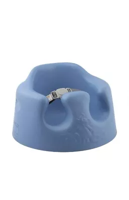 Bumbo Infant Floor Seat Baby Sit Up Chair With Adjustable Harness Powder Blue • $24.99