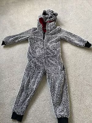 £4.99 • Buy Boys Blue Zoo Wolf All In One Loungewear Age 5-6 Years