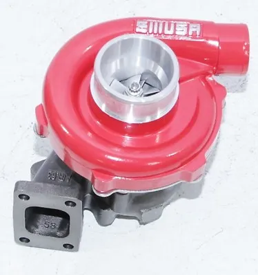 EMUSA RED T3/T4 Hybrid Turbo Charger .50 A/R Compressor .63 A/R Turbine Wheel • $189.99