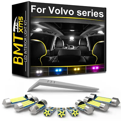 LED Interior Light Kit For Volvo XC60 XC70 XC90 V50 V60 V70 S40 S60 S80 S90 Tool • $18.88