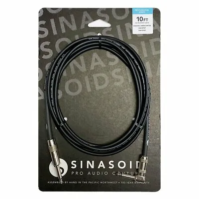 Sinasoid Pro Series Van Damme XKE 10 Foot Instrument Cable Straight/Angle • $51.99