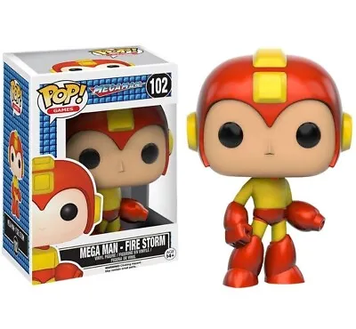 Mega Man - Fire Storm & Mega Man Thunder Beam #102 Funko Pop! Vinyls. • $28