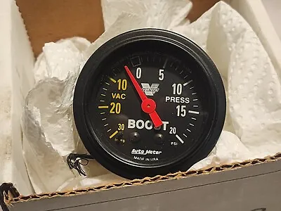 VORTECH BOOST GAUGE Nos New 2 1/16   Cobra Foxbody Steeda 1980s 1990s Mustang • $995