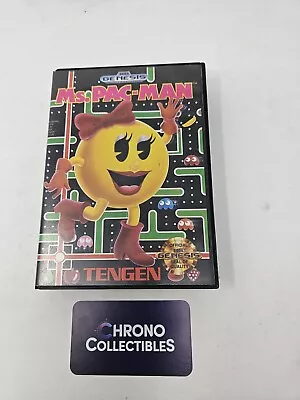 Ms. Pac-Man (Sega Genesis 1991) Complete CIB • $12.99