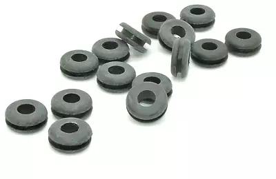 Rubber Wire Grommets For 5/8  Panel Hole W 3/8” ID W 1/8  Groove  Oil Resistant • $10.79