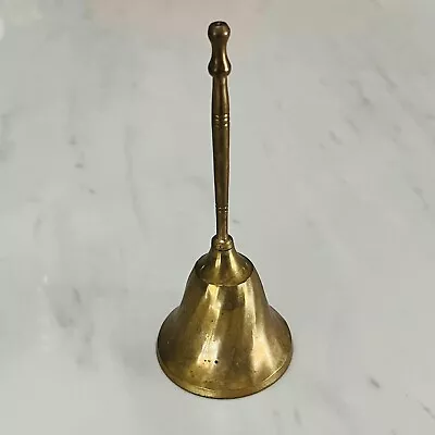 Vintage Hand Bell--Swirl Pattern - 6  Tall - See Video • $20.33