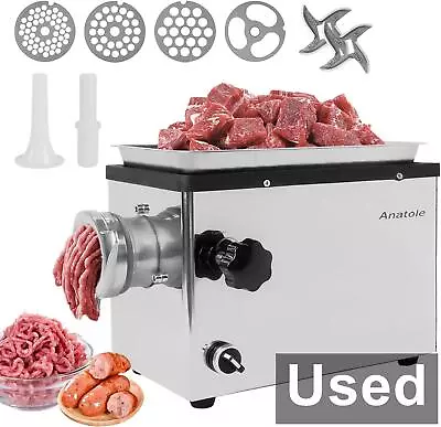 Anatole MG-1100 - Commercial Electric Meat Grinder 1.5HP Stainless Steel • $229.01