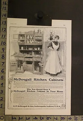 1905 Mcdougall Kitchen Cabinet Furniture Cupboard Pantry Home Decor Ad 24071* • $38.95