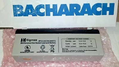 Bacharach Leak Detector H10pm Battery Part# 3015-0103 • $162.24