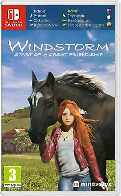 Nintendo Switch Windstorm Start Of A Great Friendship New Sealed Horse Riding • £22.94