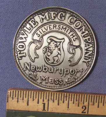 Vintage Sterling Silver Towle Mfg Company Newburyport Ma Employee Service Medal • $45