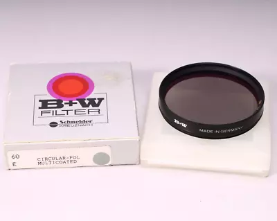 Schneider B+w Circular-pol 60e Mc Multi Coated 60mm Polarizing Filter Unused • $59