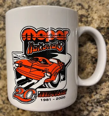 2000 20th Anniversary Mopar Nationals Orange 1970 'Cuda Coffee Mug / Cup - New • $22.95