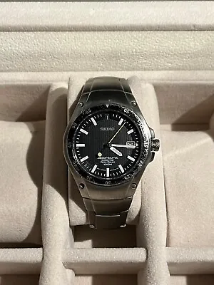 Seiko Sportura Kinetic Auto Relay Titanium • £195