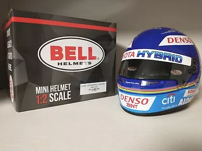 2018 Fernando Alonso WEC Toyota Gazoo Bell 1/2 Scale Helmet Not F1 Formula 1 • $175