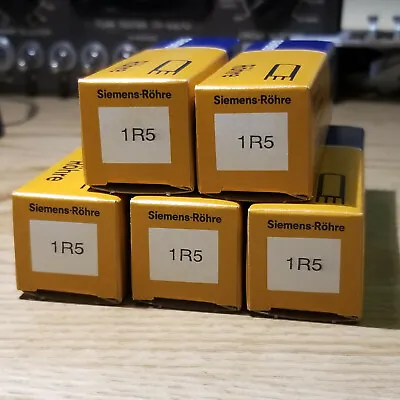 Five (5) 1R5/DK91 Vacuum Tubes Siemens Germany Absolutely Perfect.  NOS NIB  • $32