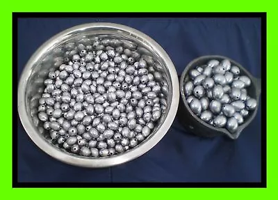 300 Egg Sinkers 1/4 Oz. + 50 #8 Swivels Good Quality Made From Do-it Mold  • $39.99