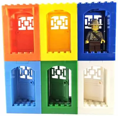 DIY Arch Minifigure Display Case Single Mini Figures Display Stand Case • £2.75