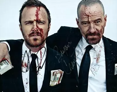 Bryan Cranston Aaron Paul Autographed 8x10 Photo Signed Picture + COA • $92.60