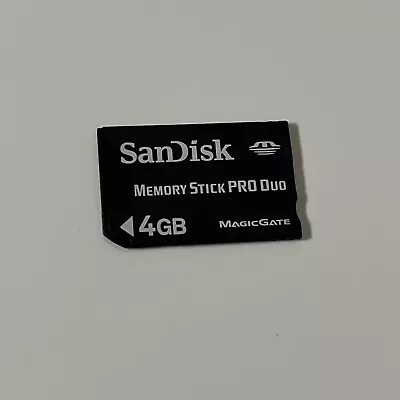 SanDisk 4 GB Memory Stick Pro Duo • $23.99