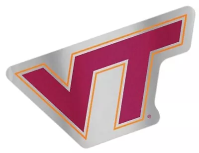 Virginia Tech Hokies Logo Auto Badge Decal Sticker NEW Truck Car 5x2 Inches • $8.99