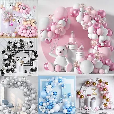 Balloon Arch Kit + Balloons Garland Birthday Wedding Party Baby Shower Decor UK • £9.45