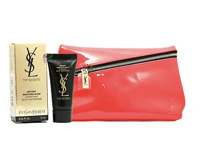 Yves Saint Laurent Top Secrets Intense Moisture Glow 5ml Makeup Pouch Women YSL • £20.75
