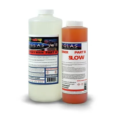 Epoxy Laminating Resin 2:1- 1.5 Quart Kit- Slow Speed- For Fiberglass And Carbon • $65.95