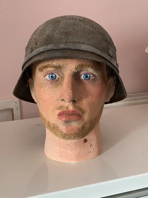 £32.99 • Buy Male Mannequin/Dummy Head.  Hand Painted Unique (Military, Helmets, Army. Unique