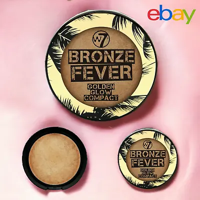 W7 Bronze Fever Bronzer - Golden Glow Compact Baked Contouring • £3.70