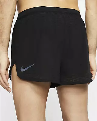 Nike Tech Pack Future Race Running 2” Brief-lined  Men Shorts Black CJ9905 010 • $39