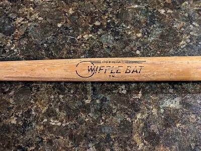 Vintage Wood Official Wiffle Bat Ball Baseball Wooden 32  1950's • $39.95