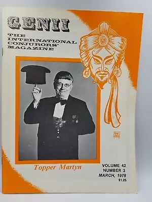 Topper Martyn Issue Genii Magazine Volume 42 Number 3 March 1978 • $6.99