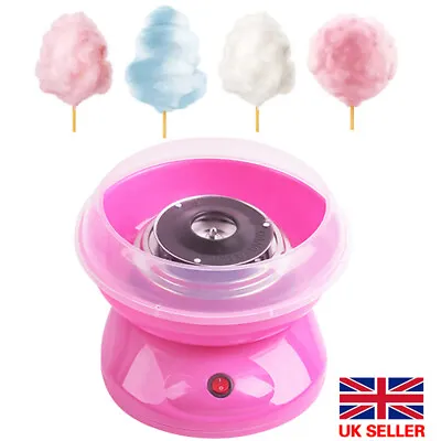 Electric Candyfloss Making Machine Home Cotton Sugar Candy Floss Maker DIY A • £18.99