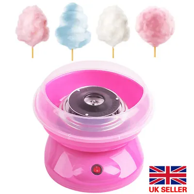 Electric Candyfloss Making Machine Home Cotton Sugar Candy Floss Maker DIY Q • £16.99