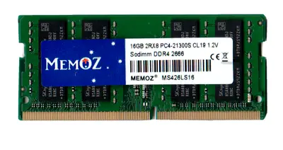 16GB 2666 DDR4 SoDimm Laptop RAM PC4 21300 Notebook Memory 5 Yrs Wty Memoz • $55