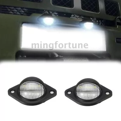 Pair Car Truck LED License Plate Light Rear Bumper Tag Assembly Lamp Universal • $7.99
