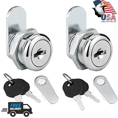 $20.55 • Buy Truck Tool Box Locks, 2-Pack 5/8  Cylinder Key Alike Cam Lock Replacement Kit...