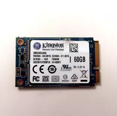 Kingston Technology MS200 Series 60GB MSATA 1.8  6Gb/s SSD • £25